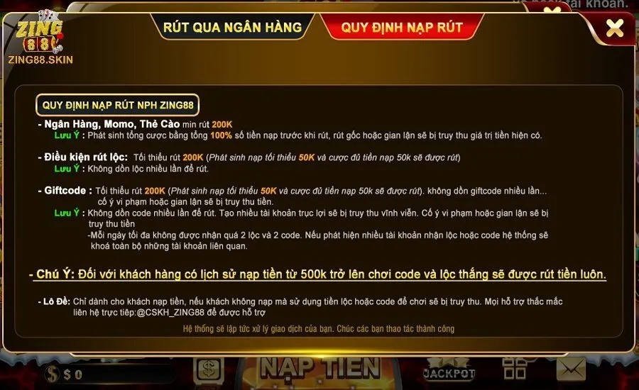 Hướng dẫn rút tiền Zing88 chi tiết từ A đến Z cho người chơi - kovagu.live - kovagu