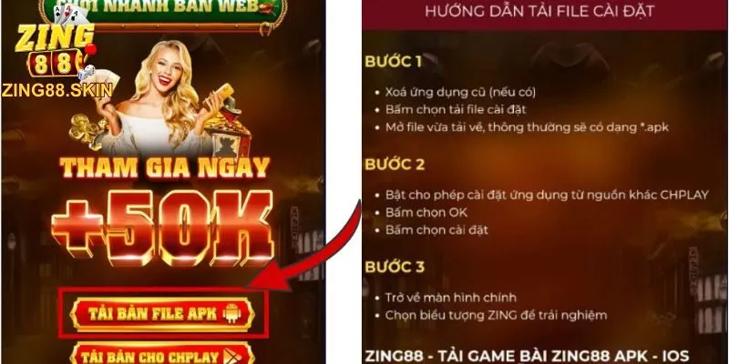 Hướng dẫn tải game Zing88 bản Android nhanh chóng cho newbie - kovagu.live - kovagu