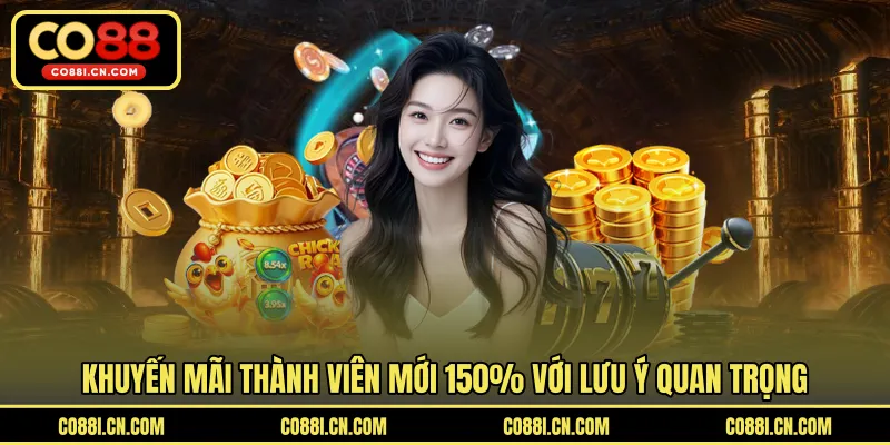 Khuyến Mãi Thành Viên Mới 150% - Ưu Đãi Cho Người Tham Gia - kovagu